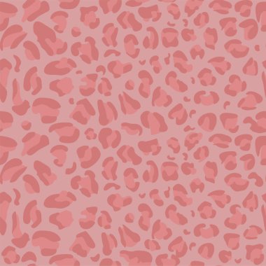 Leopar derisinin soyut, pürüzsüz vektör deseni. Vahşi hayvanların derilerinden soyut izler. Yazdırma, web, ev dekorasyonu, moda, yüzey, grafik tasarımı için