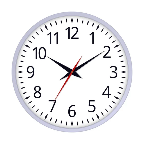 Horloge Ronde Classique Close Illustration Vectorielle — Image vectorielle