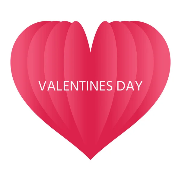Red Heart Valentine Phrase White Background Wektory Stockowe bez tantiem