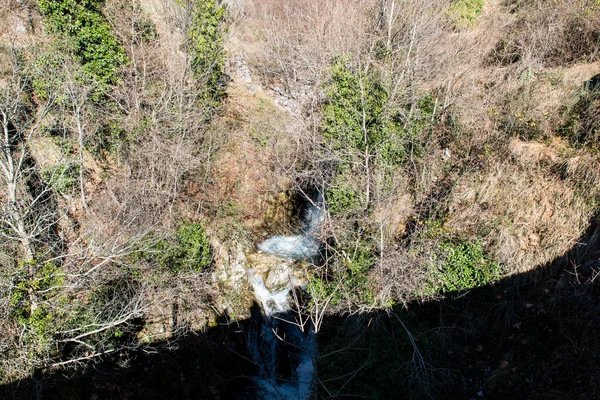 Syrrako Dorf Einem Wintertag Tzoumerka Epirus Griechenland — Stockfoto