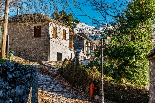 Kallarites Dorp Een Traditioneel Dorp Epirus Ioannina Griekenland — Stockfoto