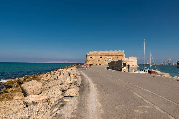 Koules Fortress Heraklion City Beautiful Day Crete Greece — Stockfoto