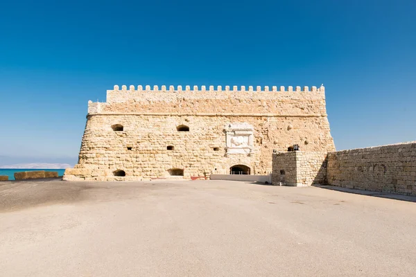 Koules Fortress Heraklion City Beautiful Day Crete Greece — Stockfoto