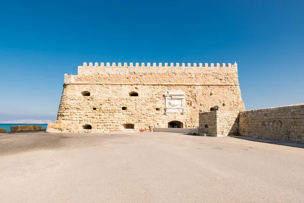 Koules Fortress Heraklion City Beautiful Day Crete Greece — Φωτογραφία Αρχείου