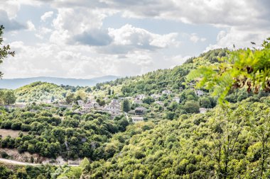 View at the Papingo village, on a summer day, Ioannina, Greece