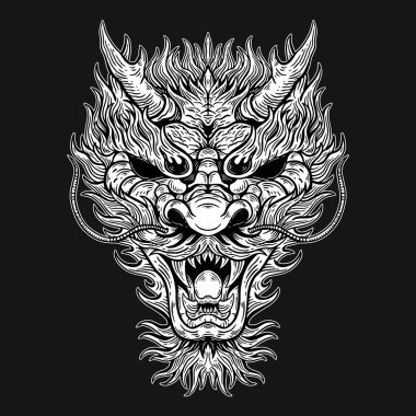 Koyu Sanat Ejderhası Başı Hayvan Eli Yumurtadan Çıkarma Biçimi