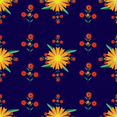 Çiçek deseni, profesyonel, modern, renkli, pürüzsüz ve zarif tasarımlarınız, arka planınız ve dokunuz için tamamen katmanlı, iyi düzenlenmiş ve düzenlenebilir bir şablondur.