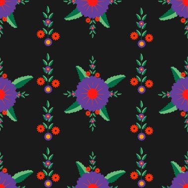 Çiçek deseni, profesyonel, modern, renkli, pürüzsüz ve zarif tasarımlarınız, arka planınız ve dokunuz için tamamen katmanlı, iyi düzenlenmiş ve düzenlenebilir bir şablondur.