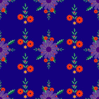 Çiçek deseni, profesyonel, modern, renkli, pürüzsüz ve zarif tasarımlarınız, arka planınız ve dokunuz için tamamen katmanlı, iyi düzenlenmiş ve düzenlenebilir bir şablondur.