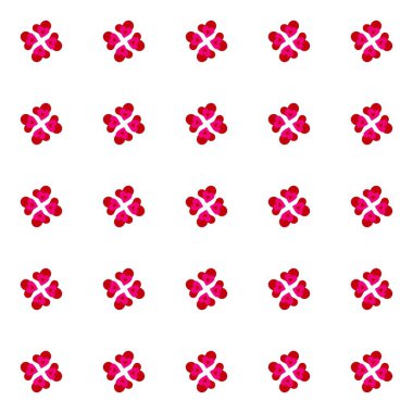 Hearts Patern şablonu, profesyonel, modern, renkli, pürüzsüz ve zarif tasarımlarınız, arka planınız ve dokusuna uygun, düzenli ve düzenlenebilir.