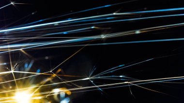 Duvar kağıdı silikon yakın koyu arka plan üzerinde atış kadar kıvılcım.