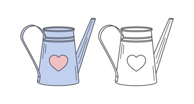 Sulama Tenceresi Mavi Sulama Teneke Bahçesi