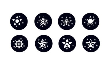 Yıldız Ödülü Satır Simgesi vektör tasarımı 