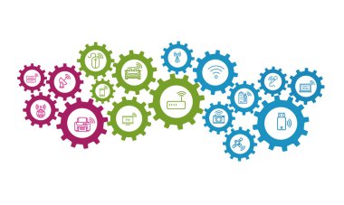 Kablosuz Teknoloji WIFI çizgileri Simge vektör tasarımı 