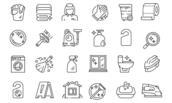 Cleaning Icons Vector Design — Stock Vector