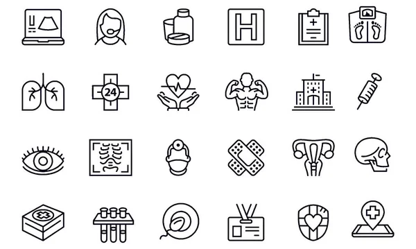 Healthcare Icons Vector Design — Stock Vector