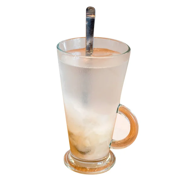 Detox Soursop Fruit Drink Served Mug Isolated Plain White Background — Stock Photo, Image