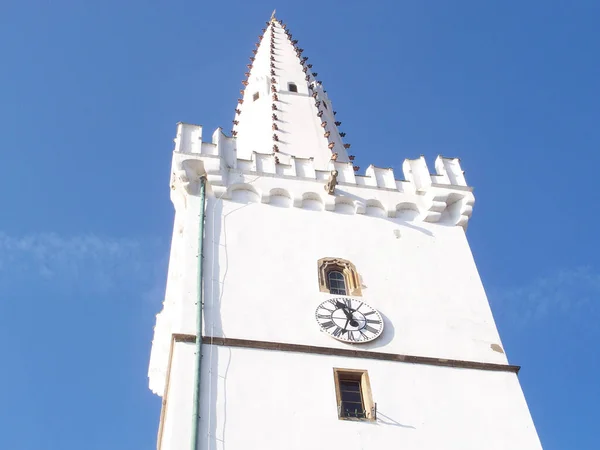 Jedna Mála Gotických Věží Tohoto Typu Česká Republika Kadan City — Stock fotografie