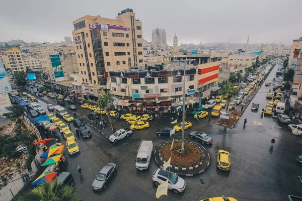 Al-Manara Square at Hebron City in Palestine at 2,11,2014 — Stock Photo, Image