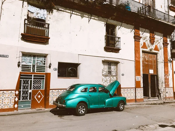 Havana Cuba Retro Car — Stock fotografie
