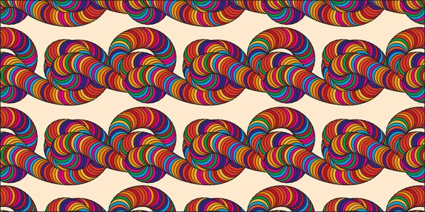 Estilo retro arco iris patrón de fondo con colores brillantes Gráficos vectoriales