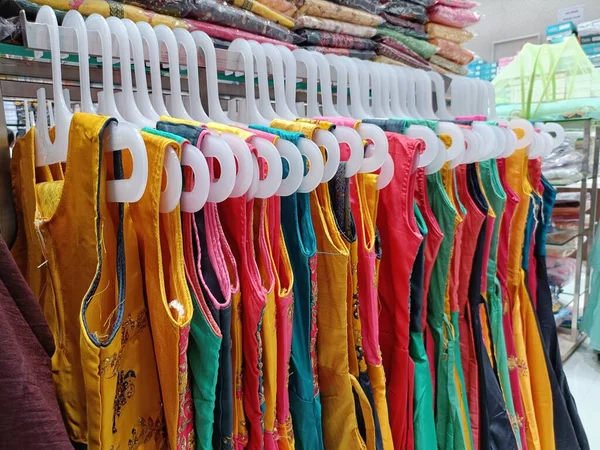women clothes in the hanger at shop