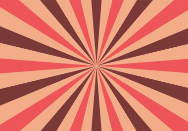 Renkli ışınlı retro güneş patlaması arkaplanı