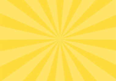 Sarı güneş ışınları arka planda patladı 