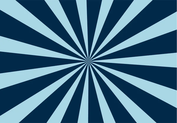Blue Sunburst Rays Background — стоковый вектор