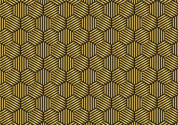 seamless geometric golden pattern background 