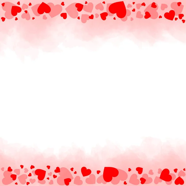 Heart Frame Valentines Day Abstract Love Background Your Valentines Day — Stock Photo, Image