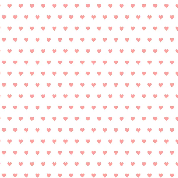 Corações Sem Costura Padrão Dia Dos Namorados Fundo Cores Vermelhas — Fotografia de Stock