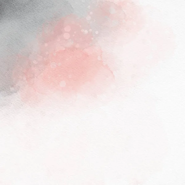 Abstrakter Grauer Weißer Und Pinkfarbener Hintergrund Aquarell Hintergrund Für Einladungen — Stockfoto