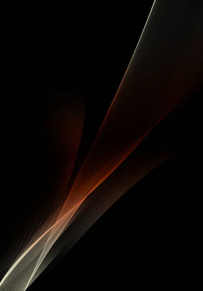 Абстрактные Фоновые Волны Черный Красный Оранжевый Фон Обоев Визитной Карточки — стоковое фото
