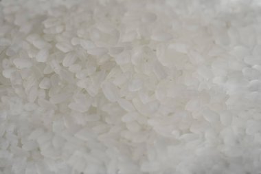 Pişmemiş beyaz pirincin arka planı