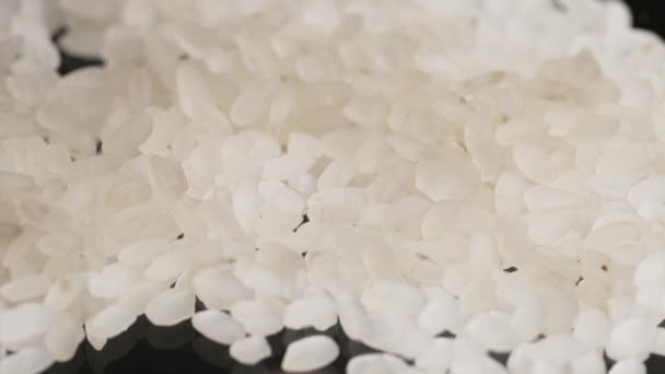 Antecedentes del montón de arroz blanco — Vídeos de Stock