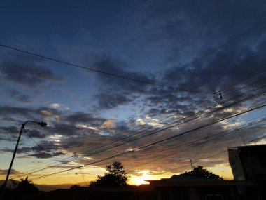 Günbatımı - Kosta Rika 'da