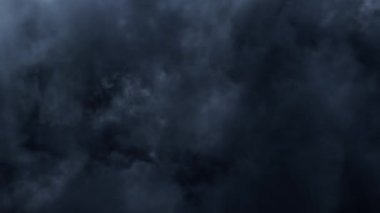 Bitmek bilmeyen Sinema Gecesi Bulutları. Hareketli Arkaplan Döngüsü. 4K olarak kullanılabilir.