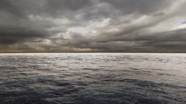 Deze Stock Motion Graphics Video Van Rustige Oceaan Achtergronden Naadloze — Stockvideo