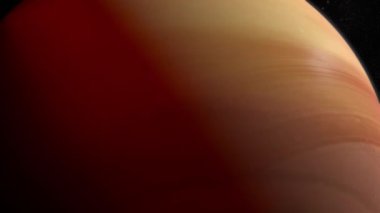 Yörüngedeki Satürn 'ün etrafında uçmak çok güzel bir hareketli arka plan animasyonudur. Bu videoyu herhangi bir bilim, bilim kurgu veya eğitimle ilgili projede kullanın.