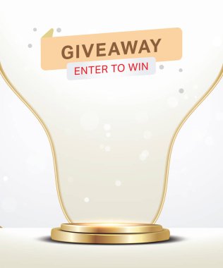 Lüks renkli soyut ürün satış podyumu