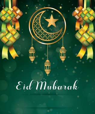 Yeşil tasarımı olan sosyal medya iletisi için kolay arkaplan