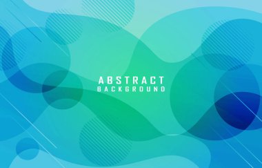 abstract modern geometric background with gradient blue and green colour design