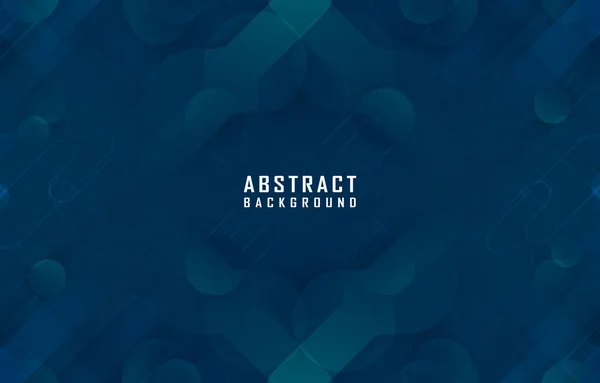 Abstract Modern Geometric Background Futuristic Gradient Dark Blue Green Colour — Vector de stock