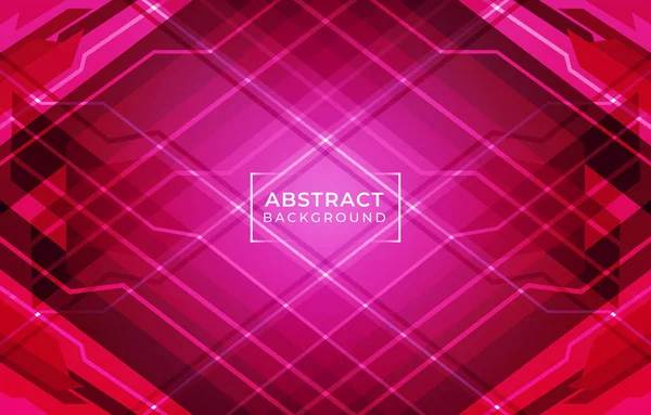 Abstract Modern Geometric Shape Line Background Futuristic Gradient Red Purple — Vector de stock