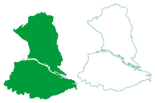 Barcelos Municipality Amazonas State Obec Brazílie Brazilská Federativní Republika Mapa — Stockový vektor