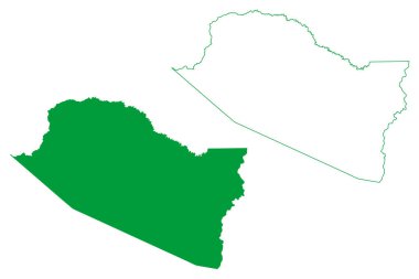 Boca do Acre Belediyesi (Amazonas Eyaleti, Brezilya Belediyeleri, Brezilya Federatif Cumhuriyeti) harita vektör çizimi, karalama çizimi Boca do Acre haritası