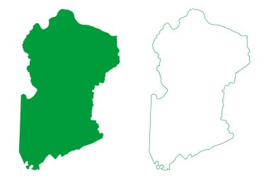 Santa Teresinha Belediyesi (Bahia Eyaleti, Brezilya Federatif Cumhuriyeti) harita vektör çizimi, Santa Teresinha haritası