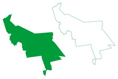 Brotas de Macaubas belediyesi (Bahia Eyaleti, Brezilya Federatif Cumhuriyeti) harita vektör çizimi, Brotas de Macaubas haritası