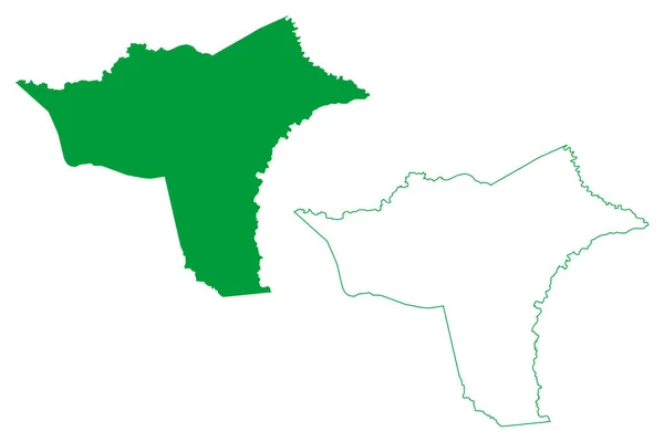 Município Brumado Bahia Municípios Brasil República Federativa Brasil Mapa Ilustração — Vetor de Stock